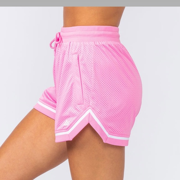 Muscle Nation Women’s 3” Basketball Shorts - Hollywood Pink NWT - Picture 5 of 5